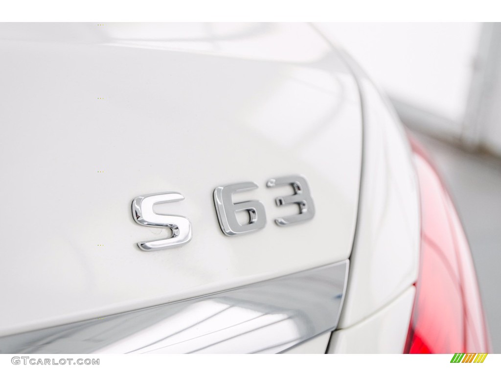 2017 S 63 AMG 4Matic Sedan - designo Diamond White Metallic / Black photo #7