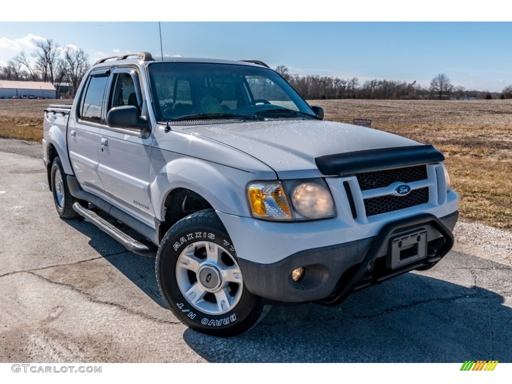 2001 Explorer Sport Trac 4x4 - Oxford White / Dark Graphite photo #1
