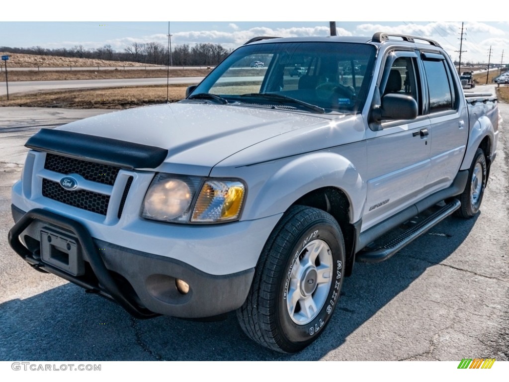 2001 Explorer Sport Trac 4x4 - Oxford White / Dark Graphite photo #8