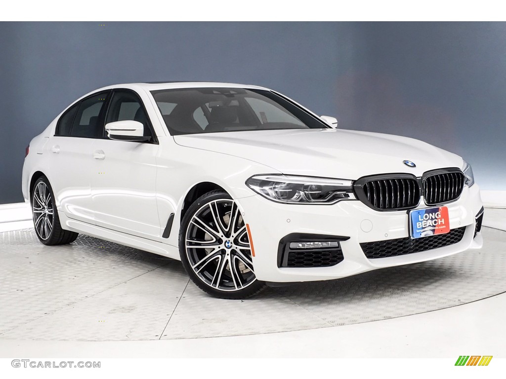 Alpine White 2019 BMW 5 Series 540i Sedan Exterior Photo #141038051