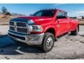 2015 Flame Red Ram 3500 Laramie Longhorn Crew Cab 4x4  photo #8