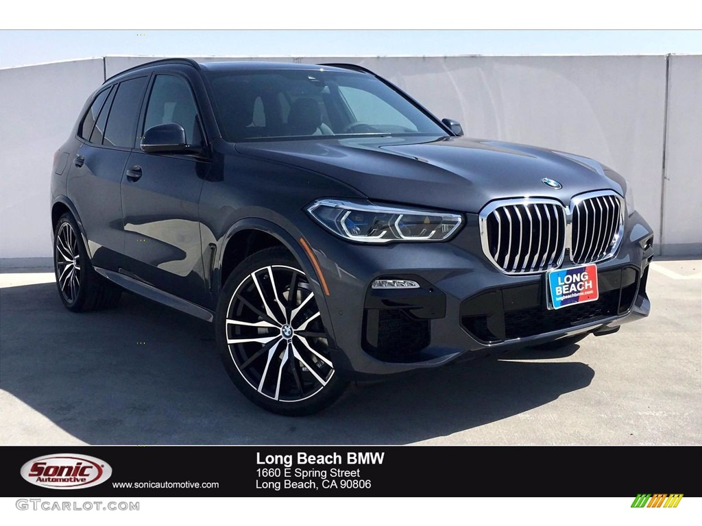2020 X5 sDrive40i - Arctic Grey Metallic / Black photo #1