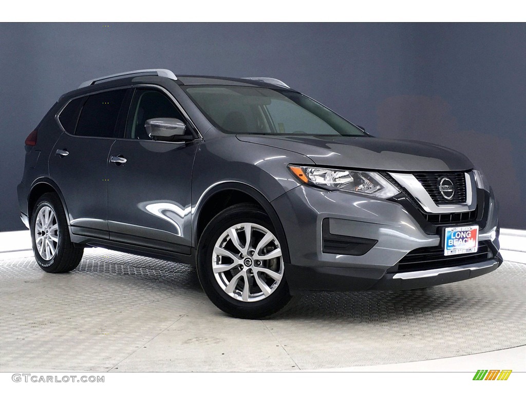 2018 Gun Metallic Nissan Rogue Sv #141036961 Photo #26 