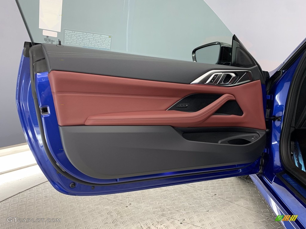 2021 4 Series M440i xDrive Coupe - Portimao Blue Metallic / Tacora Red photo #9