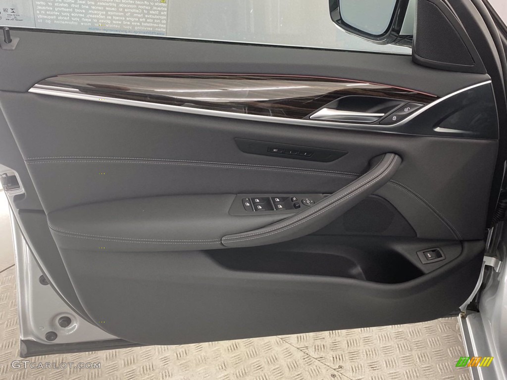 2021 5 Series 540i Sedan - Glacier Silver Metallic / Black photo #14