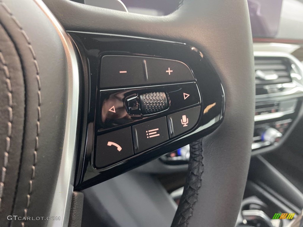 2021 5 Series 540i Sedan - Glacier Silver Metallic / Black photo #17