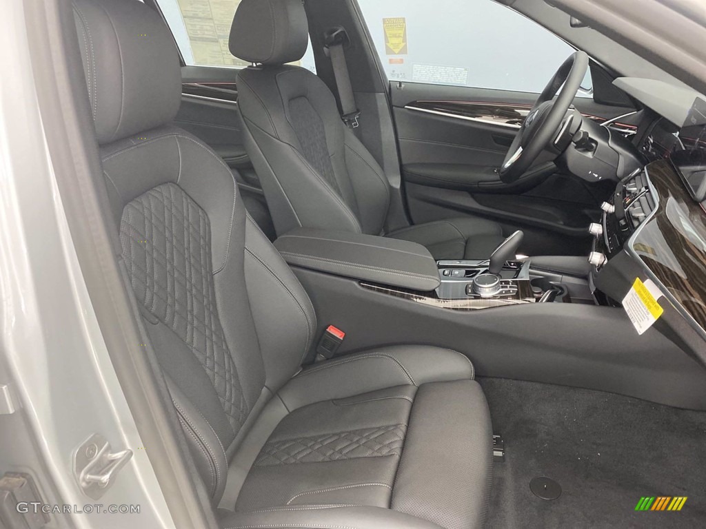 2021 5 Series 540i Sedan - Glacier Silver Metallic / Black photo #23