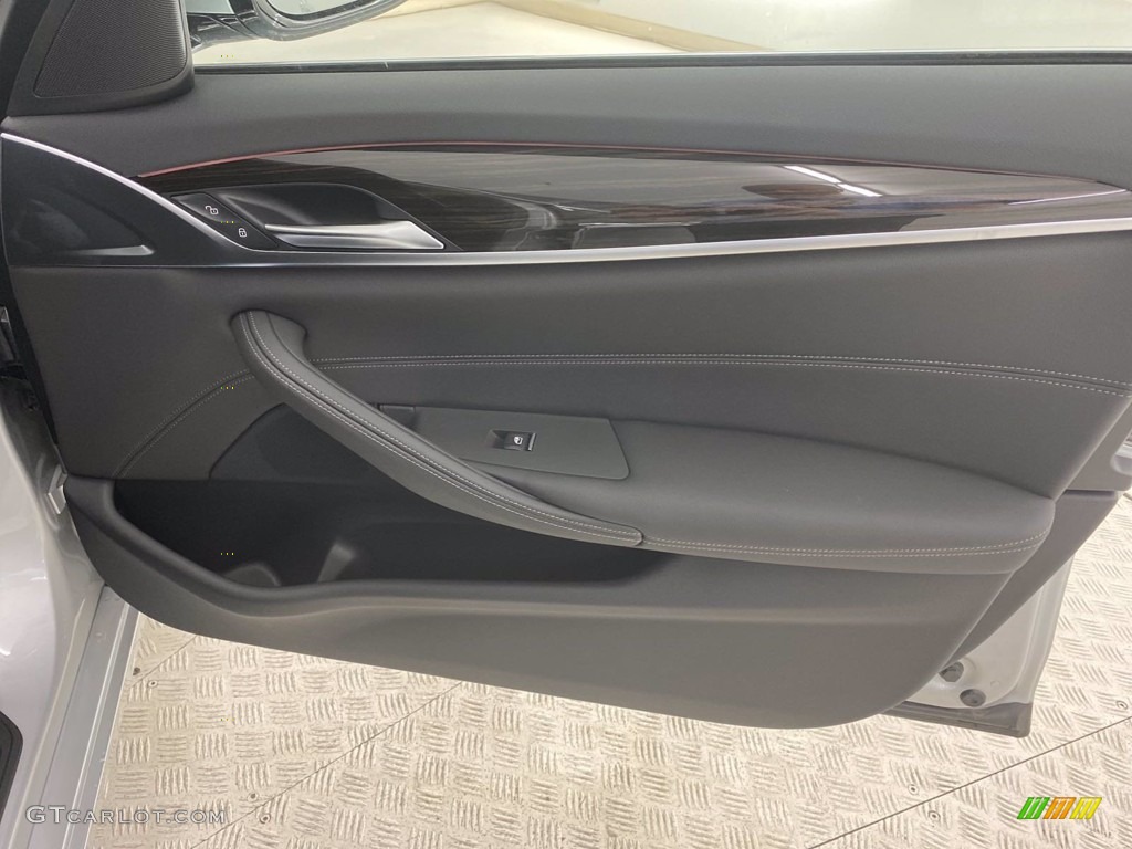 2021 5 Series 540i Sedan - Glacier Silver Metallic / Black photo #24