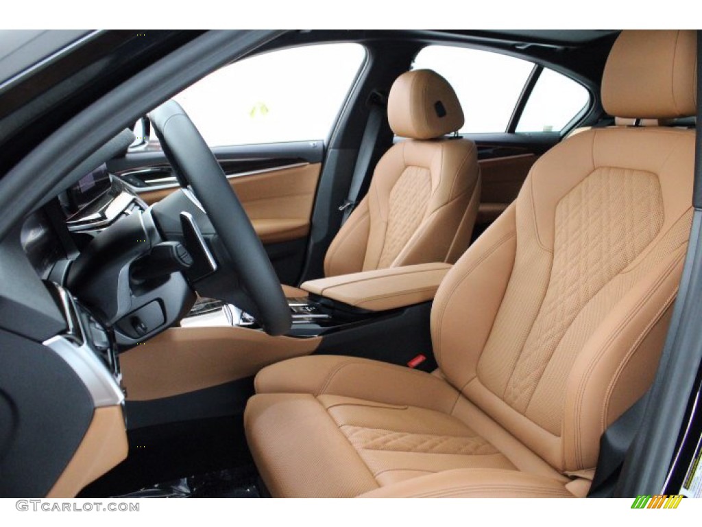 2021 5 Series 540i Sedan - Black Sapphire Metallic / Cognac photo #6