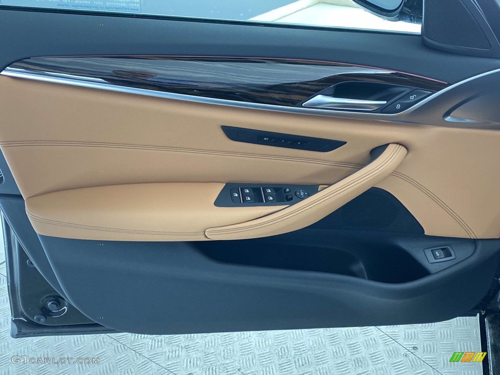 2021 5 Series 540i Sedan - Jet Black / Cognac photo #18