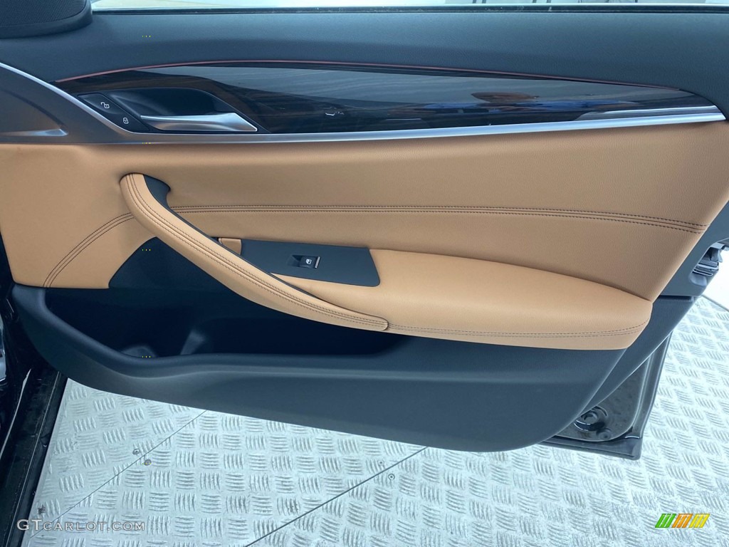 2021 5 Series 540i Sedan - Jet Black / Cognac photo #31
