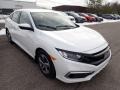 Platinum White Pearl - Civic LX Sedan Photo No. 7