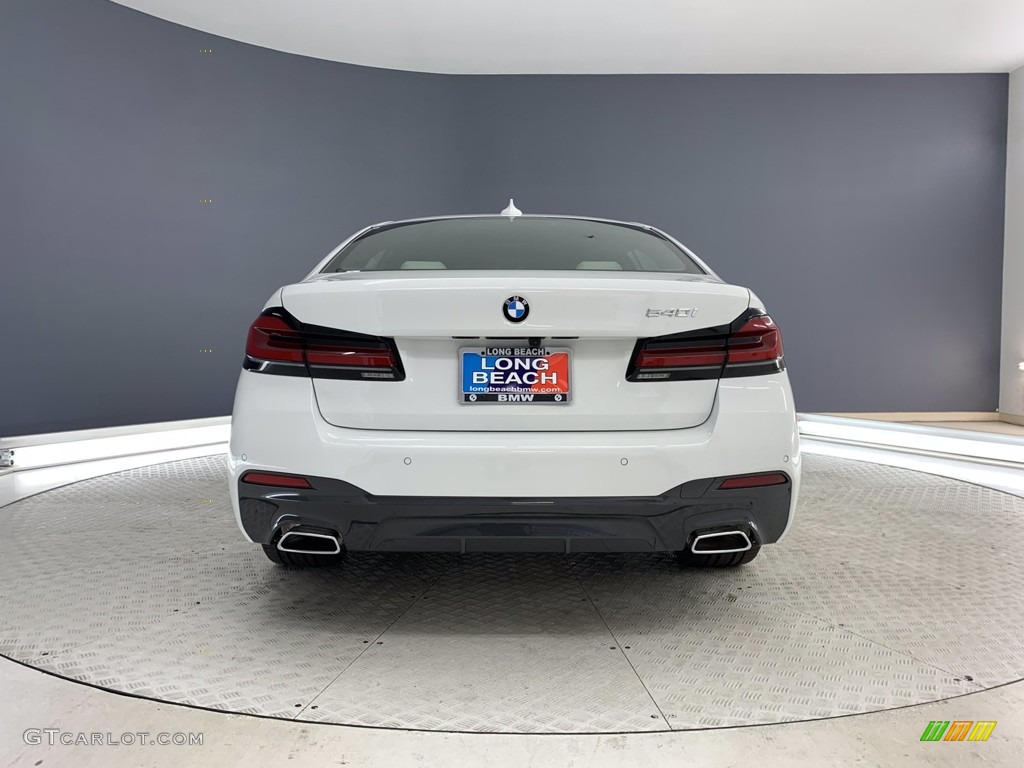 2021 5 Series 540i Sedan - Alpine White / Ivory White photo #15