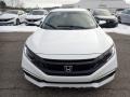 Platinum White Pearl - Civic LX Sedan Photo No. 8