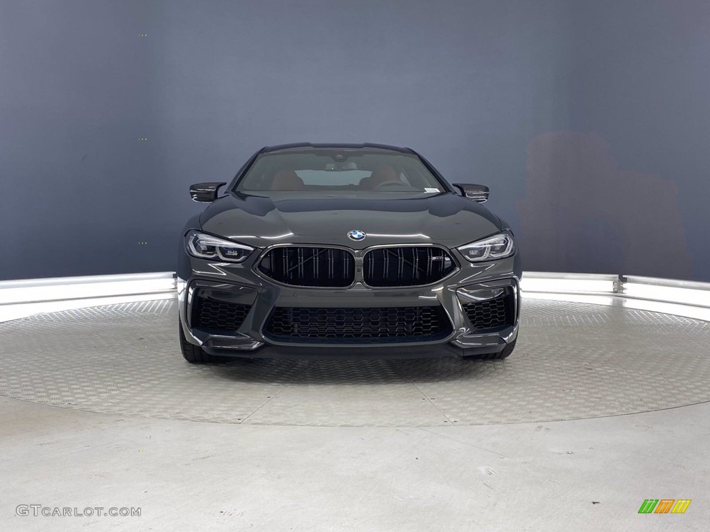 2021 M8 Gran Coupe - Individual Dravit Gray Metallic / Sakhir Orange/Black photo #4