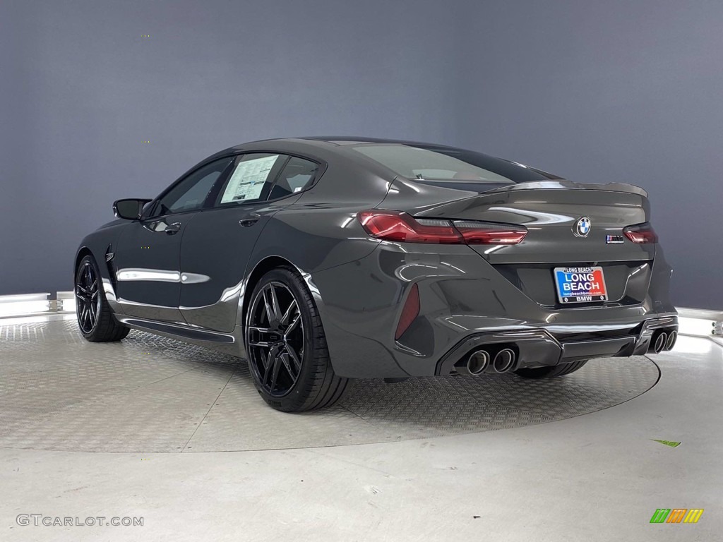 2021 M8 Gran Coupe - Individual Dravit Gray Metallic / Sakhir Orange/Black photo #7