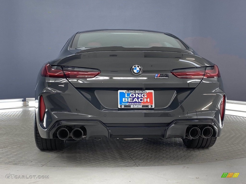 2021 M8 Gran Coupe - Individual Dravit Gray Metallic / Sakhir Orange/Black photo #8