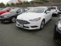 2017 Oxford White Ford Fusion Hybrid SE  photo #2