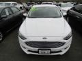 2017 Oxford White Ford Fusion Hybrid SE  photo #4