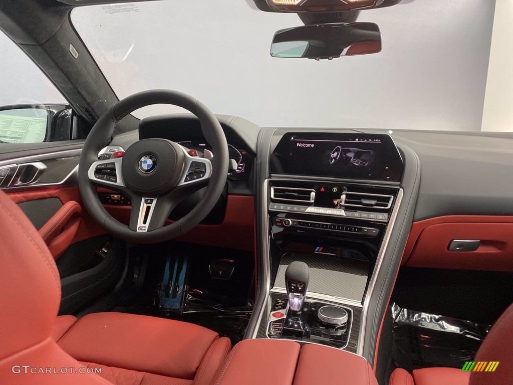 2021 M8 Gran Coupe - Individual Dravit Gray Metallic / Sakhir Orange/Black photo #21