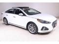 Quartz White Pearl 2018 Hyundai Sonata Limited 2.0T Exterior