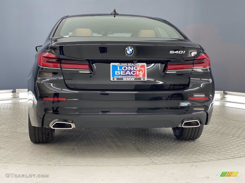2021 5 Series 540i Sedan - Jet Black / Cognac photo #10