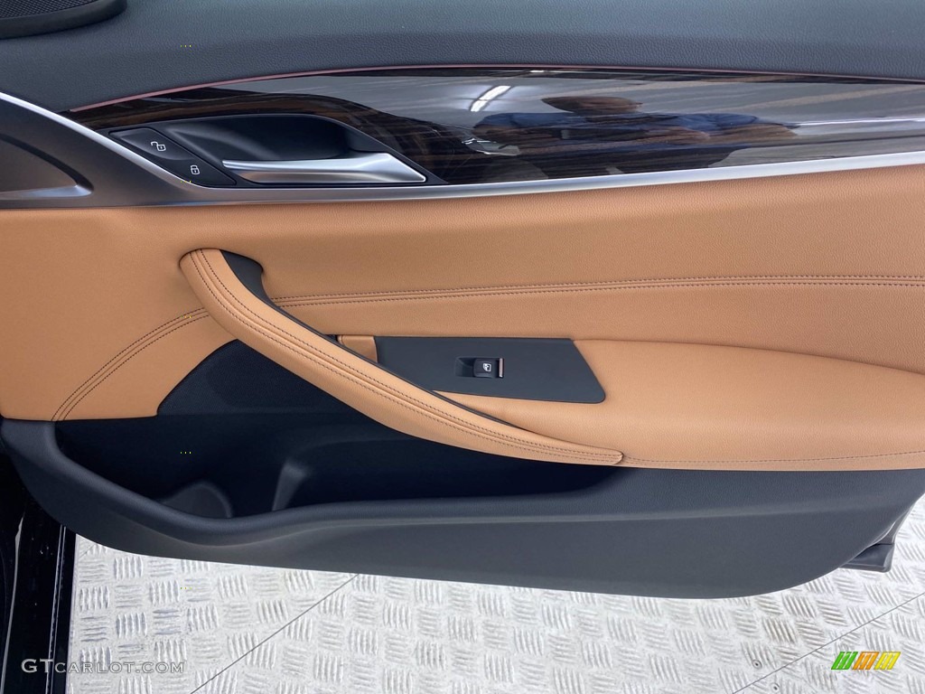 2021 5 Series 540i Sedan - Jet Black / Cognac photo #24