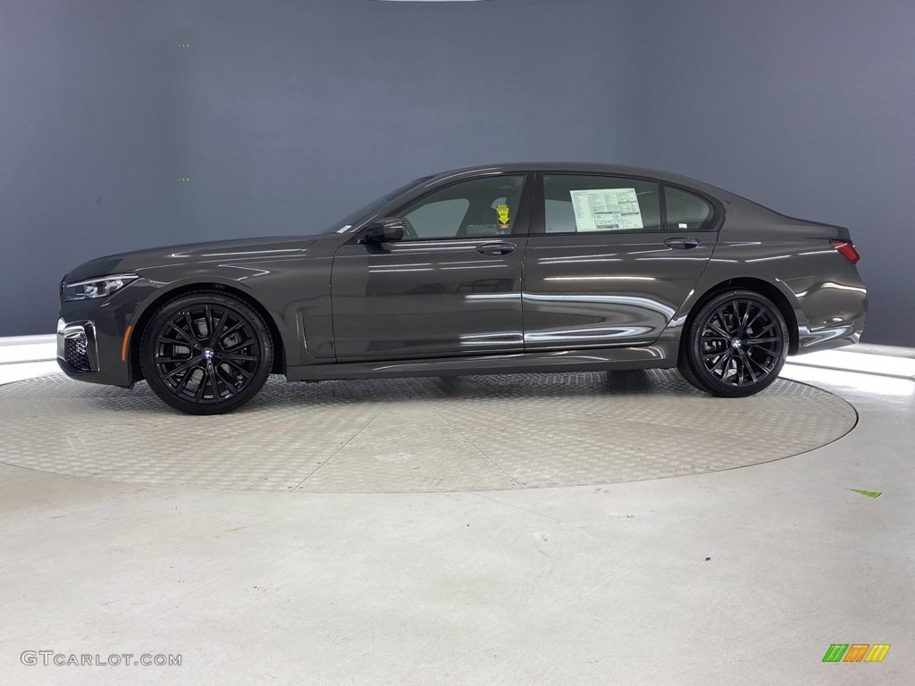 2021 7 Series 740i Sedan - Dravit Gray Metallic / Black photo #7