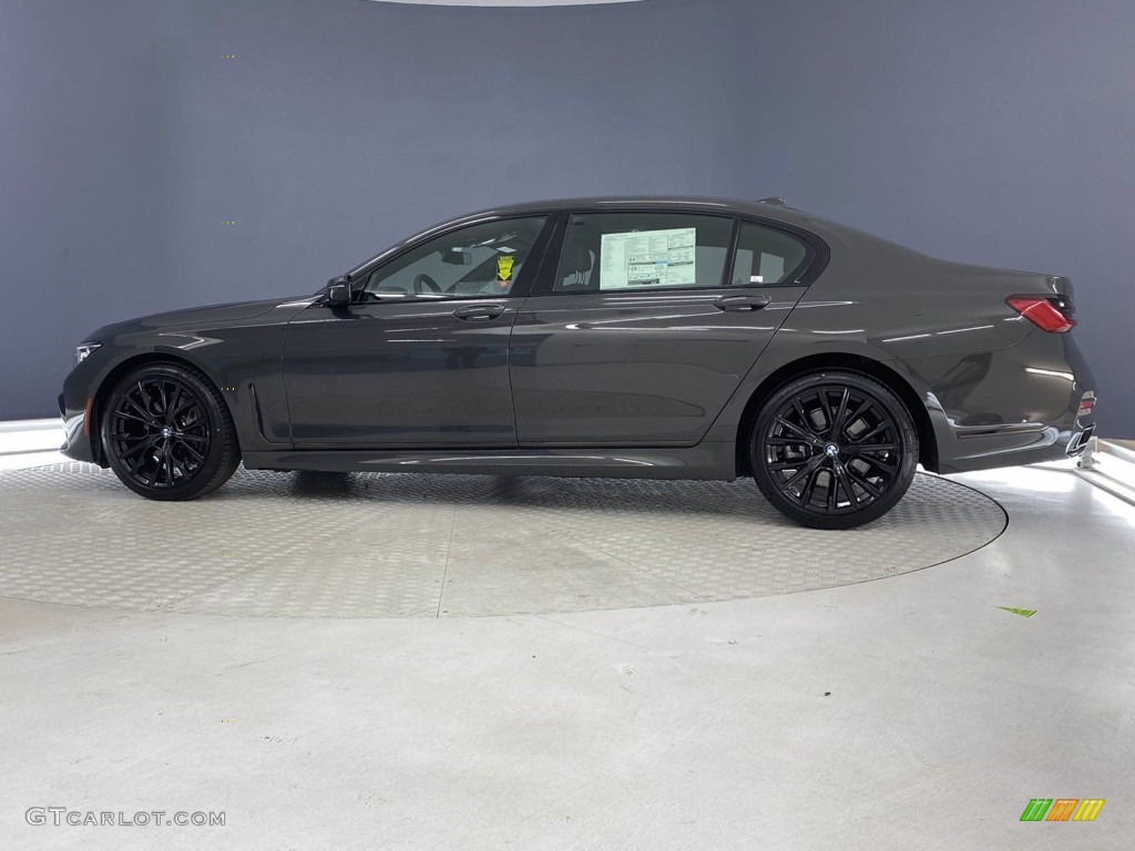 2021 7 Series 740i Sedan - Dravit Gray Metallic / Black photo #8