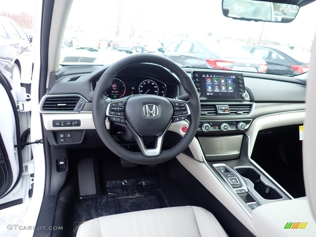 2021 Honda Accord Touring Ivory Dashboard Photo #141045286
