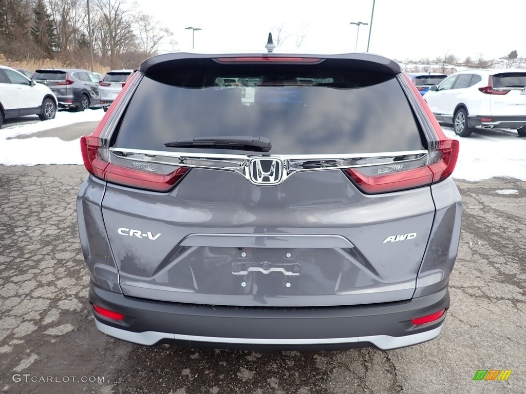2021 CR-V EX AWD - Modern Steel Metallic / Black photo #3