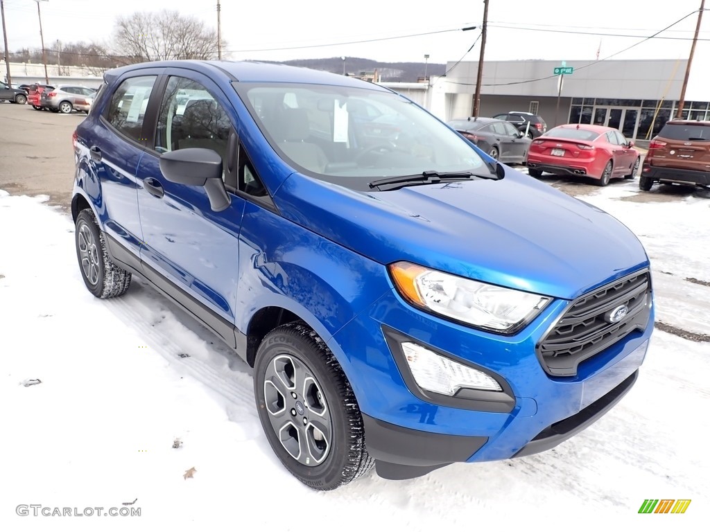 2021 EcoSport S 4WD - Lightning Blue Metallic / Medium Stone photo #3