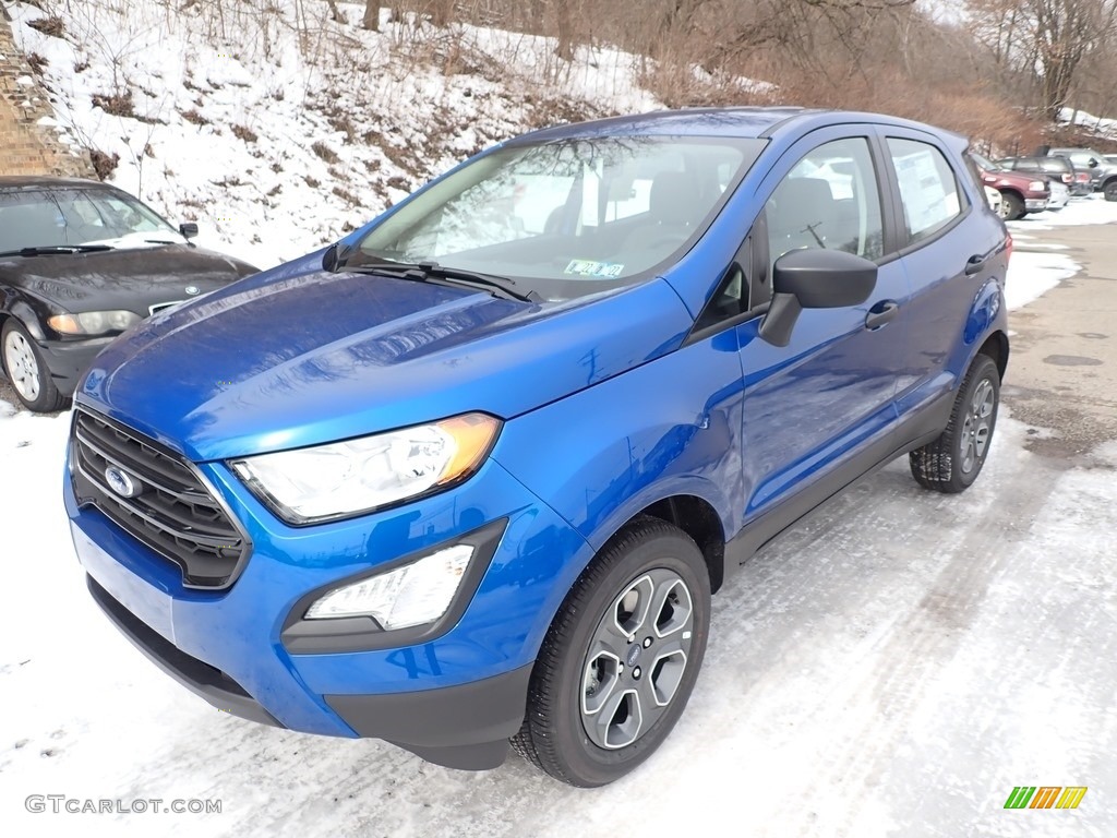 2021 EcoSport S 4WD - Lightning Blue Metallic / Medium Stone photo #5