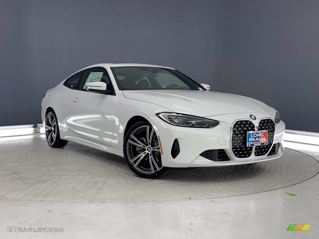 2021 4 Series 430i Coupe - Alpine White / Black photo #1