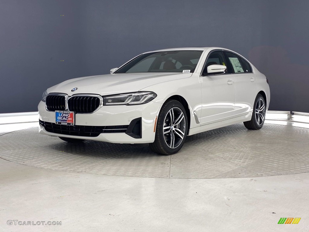 2021 5 Series 530i Sedan - Alpine White / Cognac photo #5
