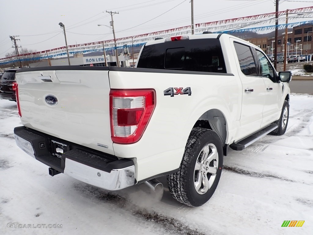 2021 F150 Lariat SuperCrew 4x4 - Star White / Black photo #2