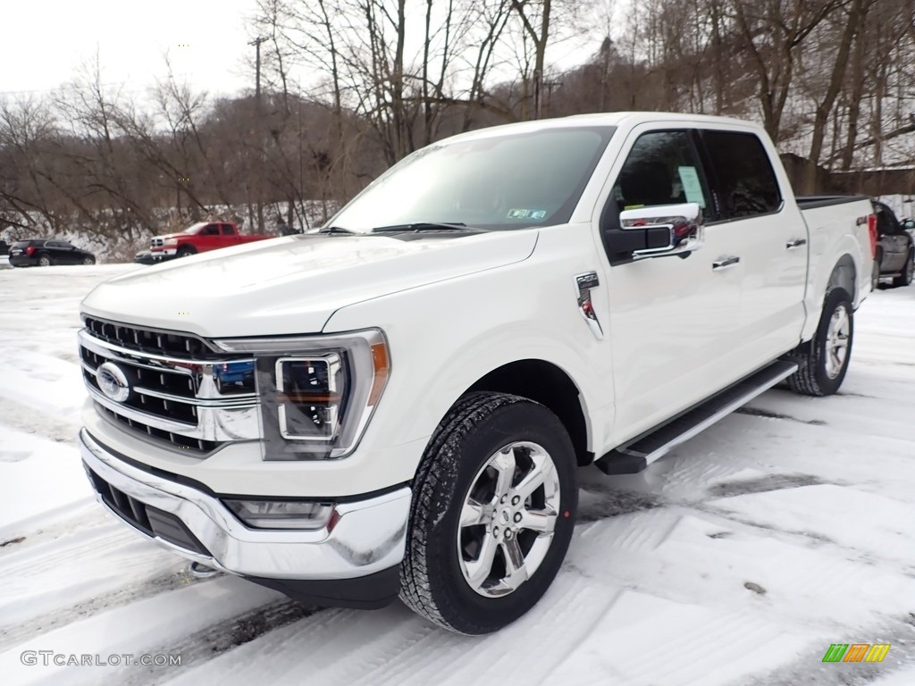 2021 F150 Lariat SuperCrew 4x4 - Star White / Black photo #5