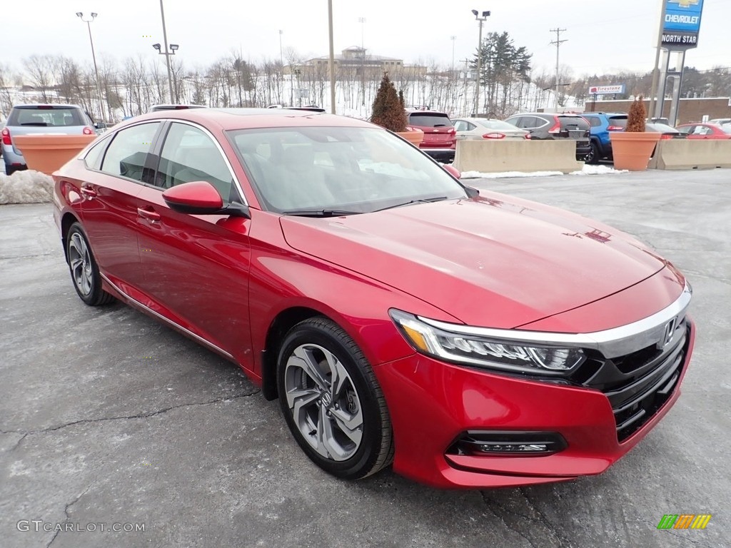 Radiant Red Metallic 2018 Honda Accord EX-L Sedan Exterior Photo #141046938