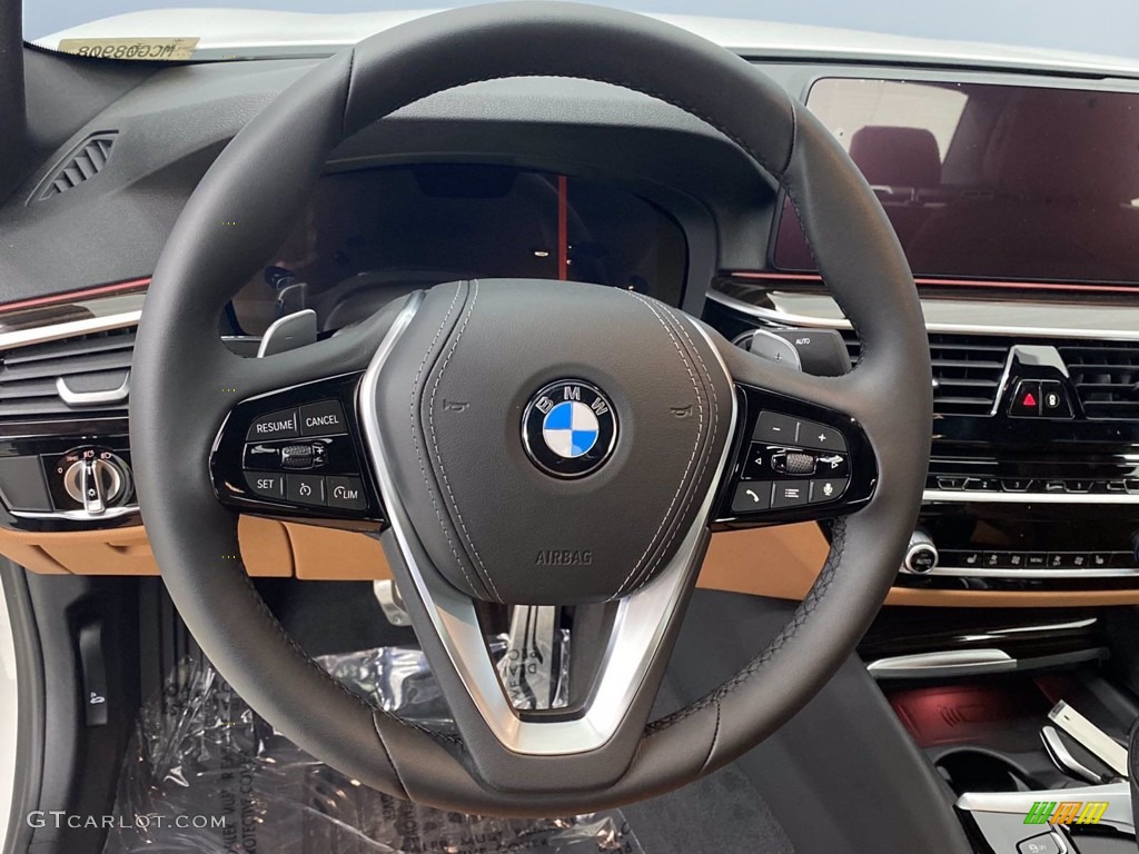 2021 5 Series 530i Sedan - Alpine White / Cognac photo #19
