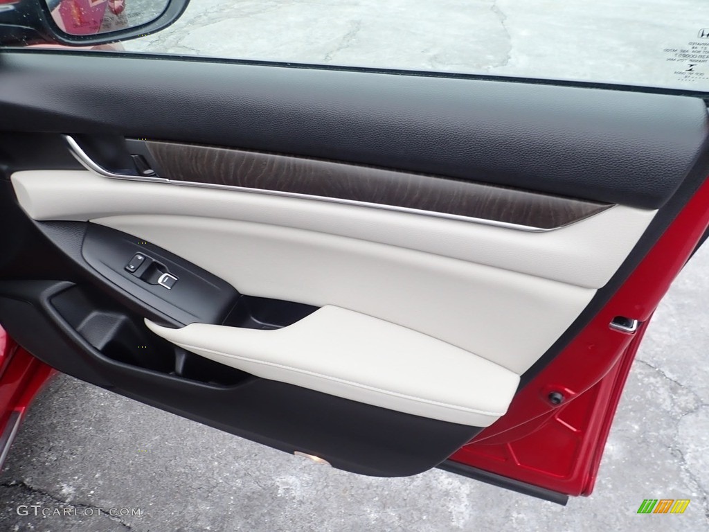 2018 Honda Accord EX-L Sedan Ivory Door Panel Photo #141047100