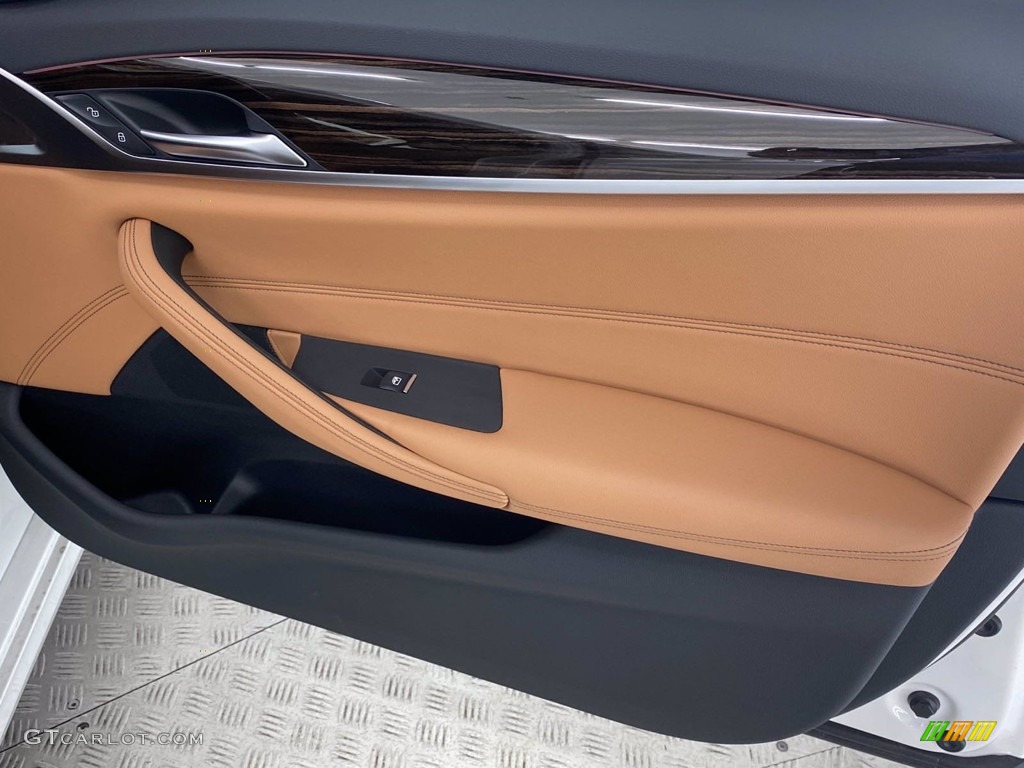 2021 5 Series 530i Sedan - Alpine White / Cognac photo #26