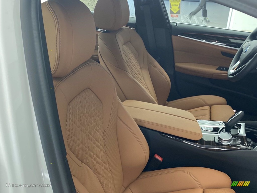 2021 5 Series 530i Sedan - Alpine White / Cognac photo #27