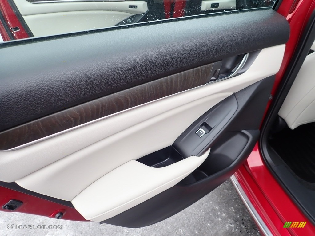 2018 Honda Accord EX-L Sedan Ivory Door Panel Photo #141047214