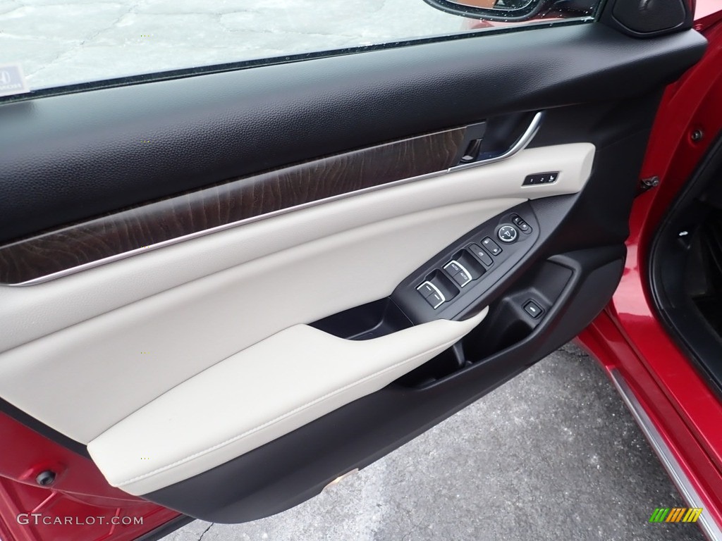2018 Honda Accord EX-L Sedan Ivory Door Panel Photo #141047232