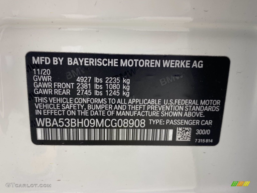 2021 5 Series 530i Sedan - Alpine White / Cognac photo #30
