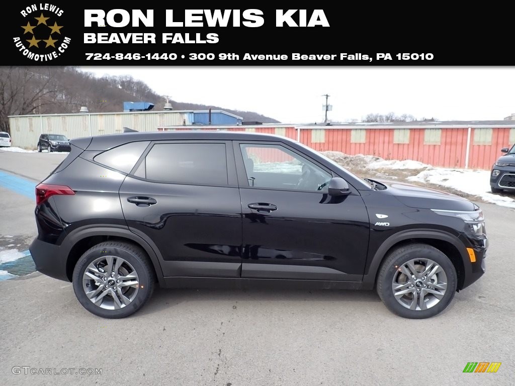 2021 Seltos LX AWD - Black Cherry / Black photo #1
