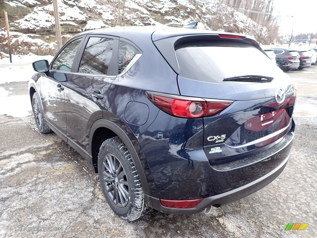 2021 CX-5 Touring AWD - Deep Crystal Blue Mica / Black photo #6