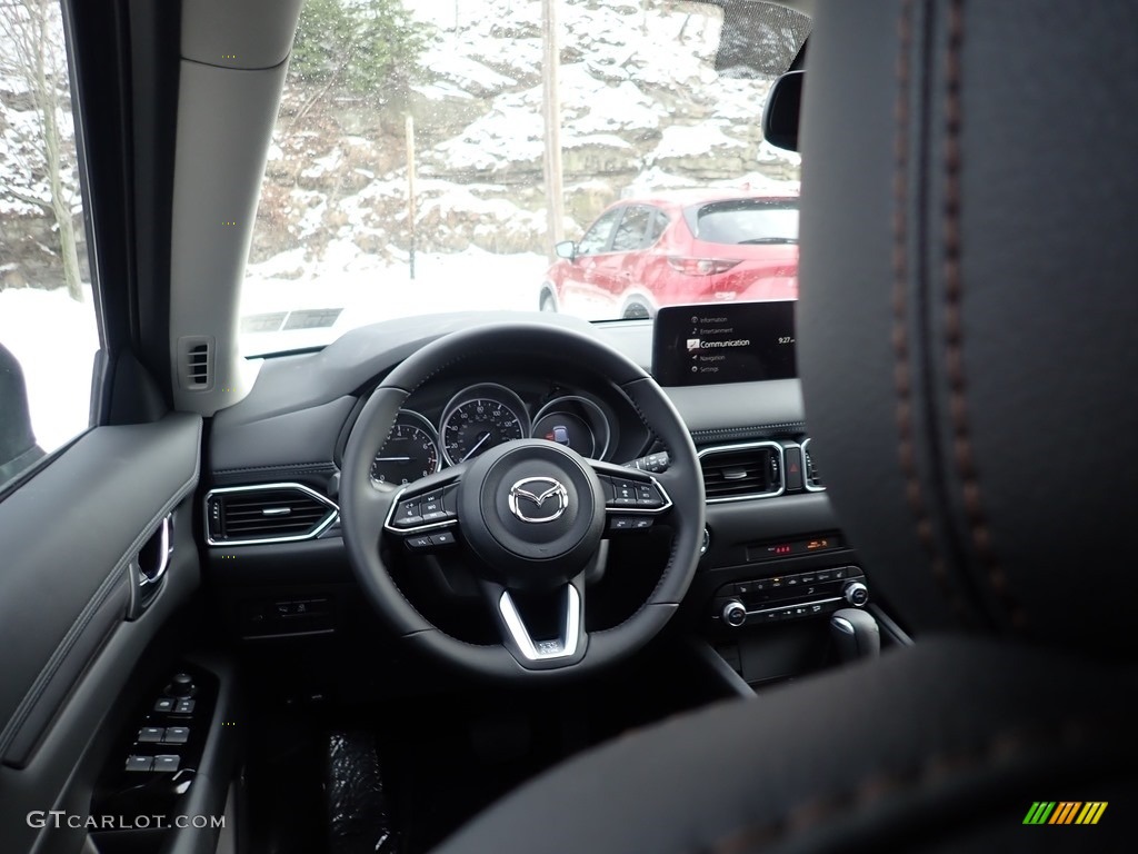 2021 CX-5 Touring AWD - Deep Crystal Blue Mica / Black photo #9