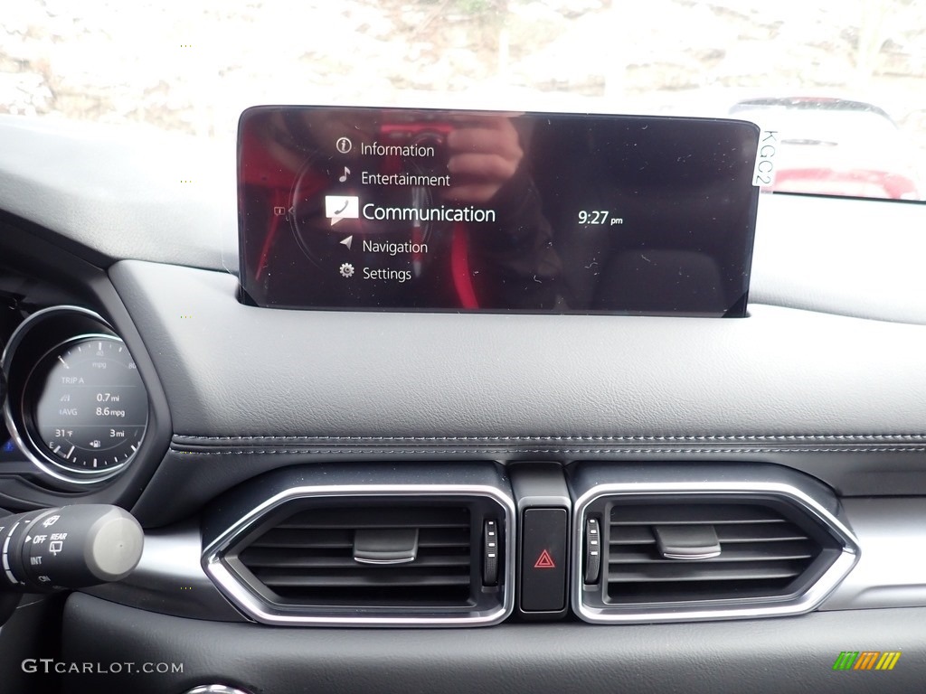 2021 CX-5 Touring AWD - Deep Crystal Blue Mica / Black photo #14