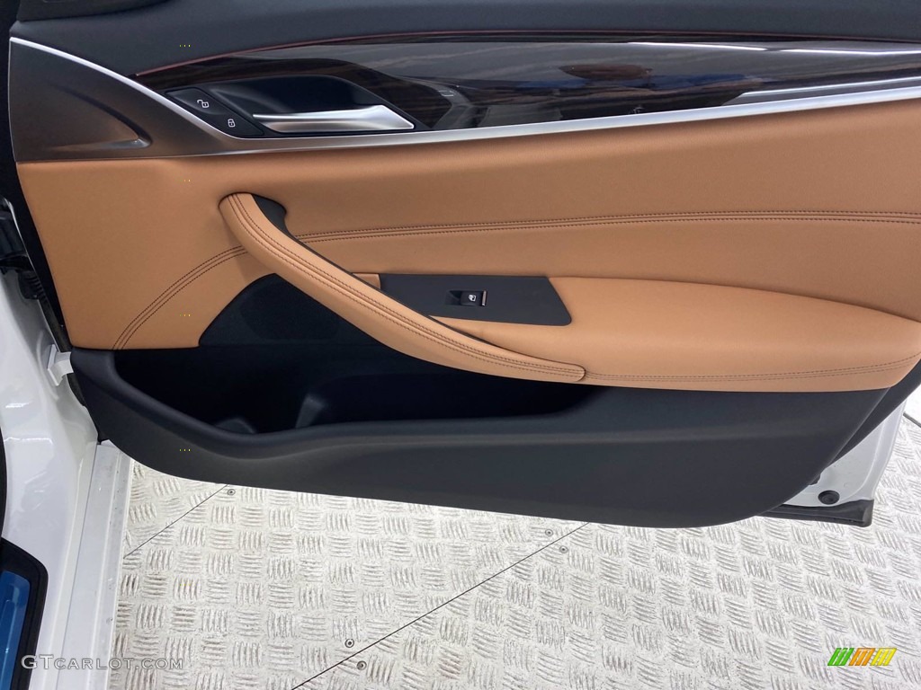 2021 5 Series 530i Sedan - Alpine White / Cognac photo #18